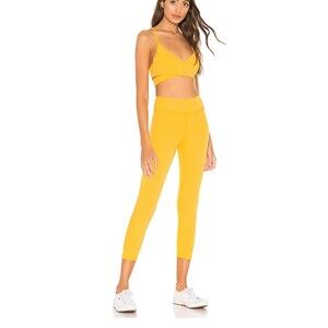 Lovewave leggings Luka Pant yellow high rise athletic yoga workout size XS
